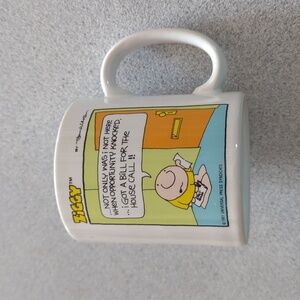 Vintage 1981 Ziggy Universal Funny Coffee Mug  Stoneware Japan Cute Comic Strip